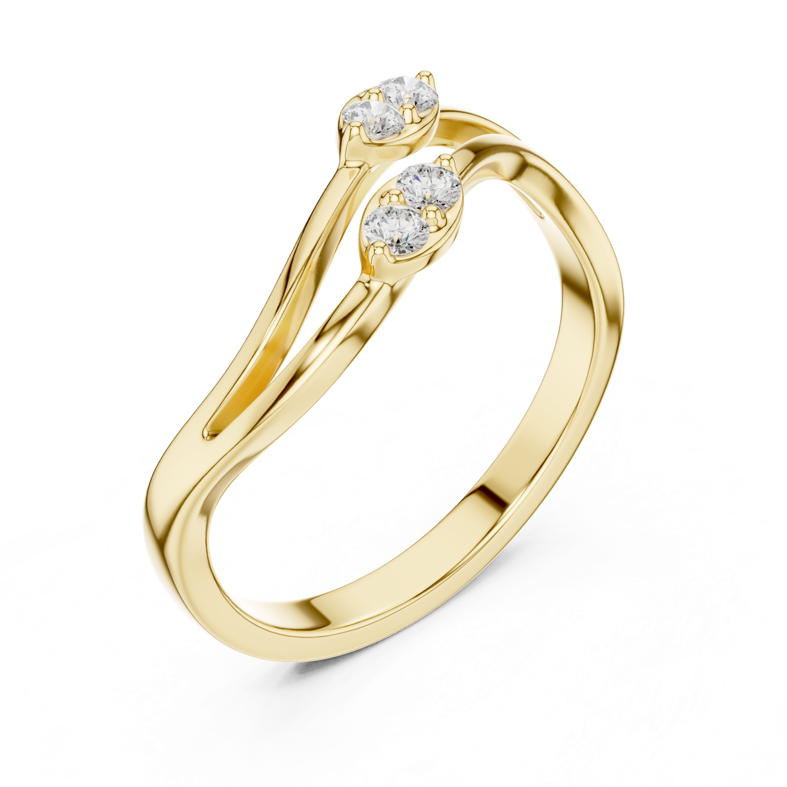 Gold Ring SBWR(4), Yellow Gold, view 2