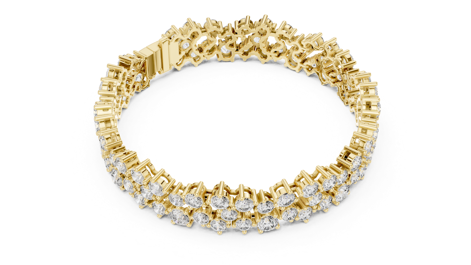 Gold Bracelet GLBR-0019, Yellow Gold, view 2