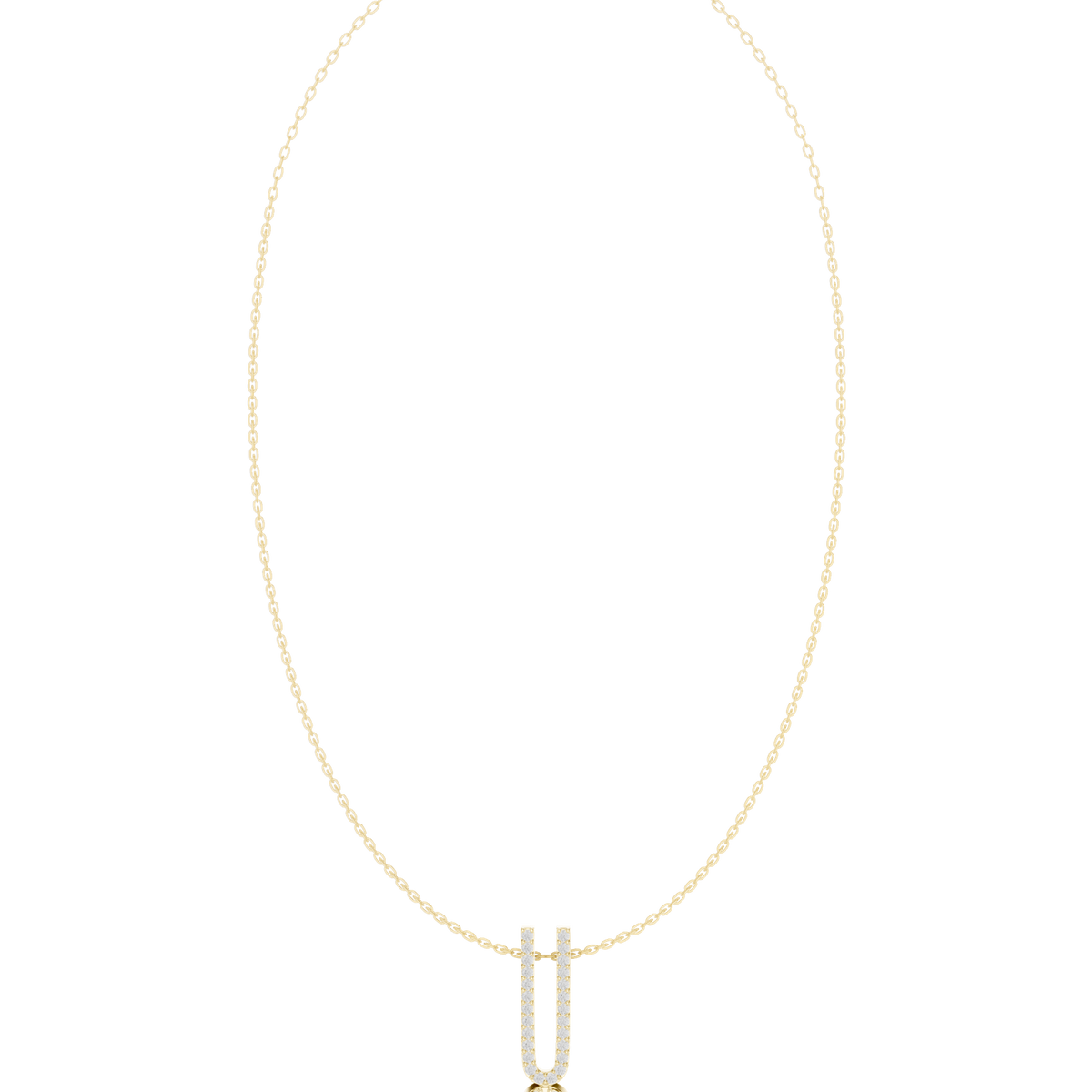 Gold Necklace SBWN (47), Yellow Gold, view 4