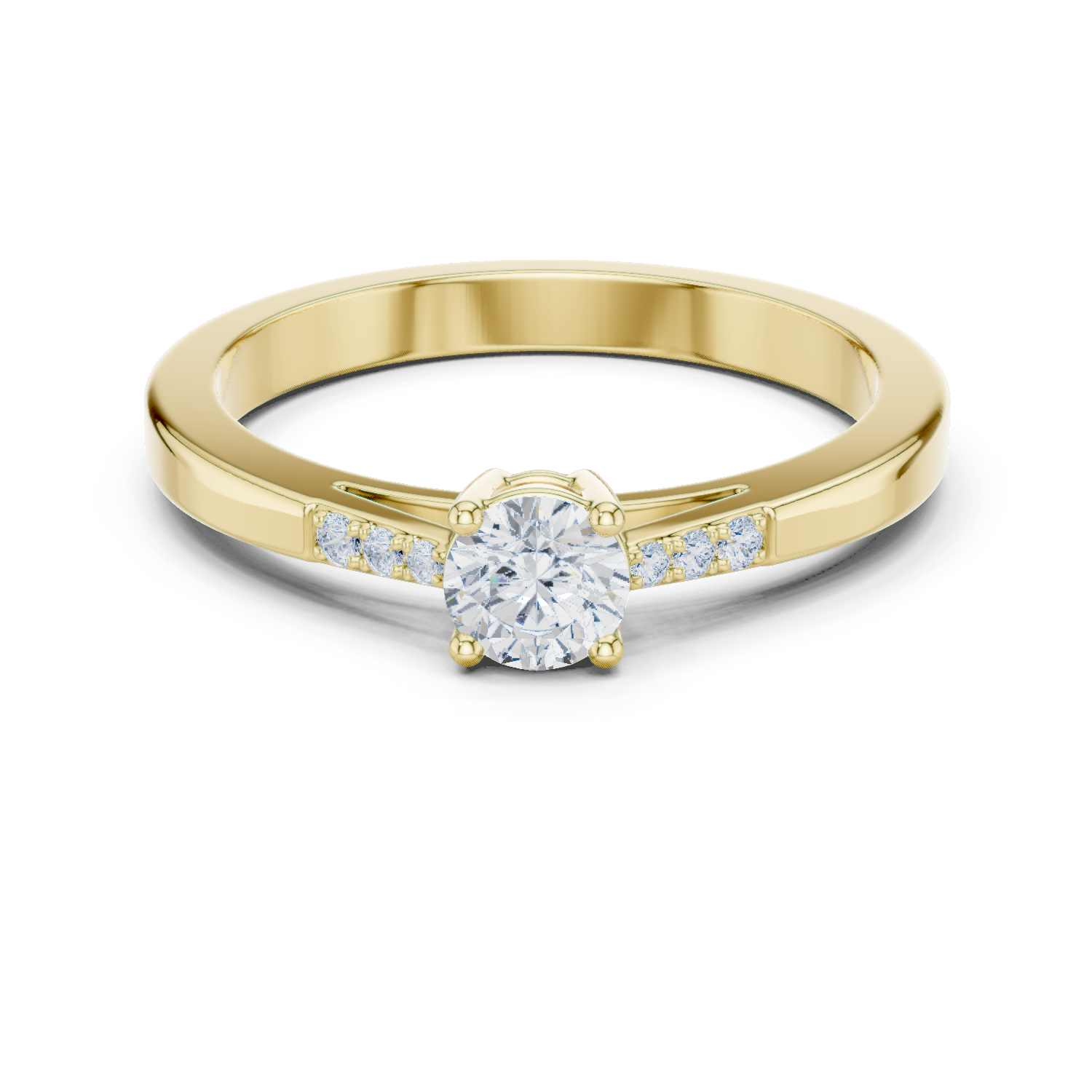 Gold Ring DDLR-838, Yellow Gold