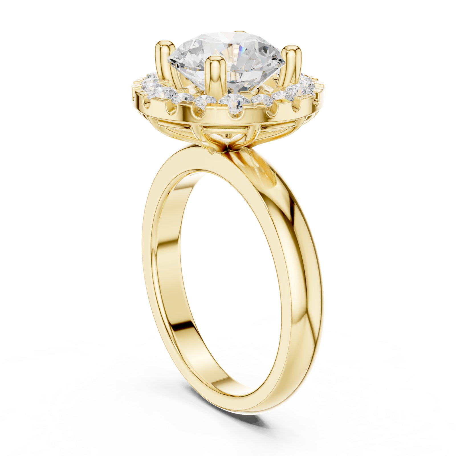 Gold Ring DDLR-333, Yellow Gold, view 1