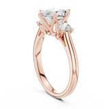 Gold Ring DDLR-895, Rose Gold, view 1