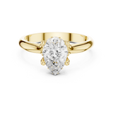 Gold Ring DDLR-1059, Yellow Gold, view 4