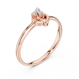 Gold Ring 1 (386), Rose Gold, view 2