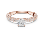 Gold Ring LR-0288, Rose Gold, view 4