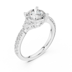 Gold Ring DDLR-897, White Gold, view 2