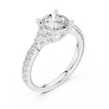 Gold Ring DDLR-897, White Gold, view 2