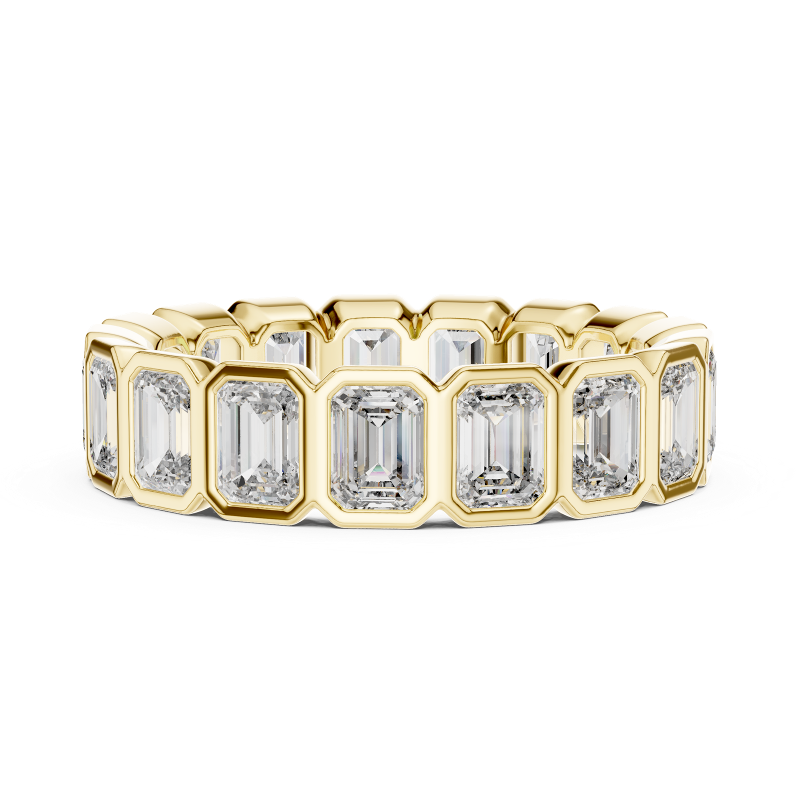 Gold Ring DDLR-217, Yellow Gold, view 3