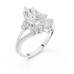 Gold Ring SBWR(55), White Gold, view 2