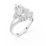 Gold Ring SBWR(55), White Gold, view 2