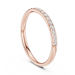 Gold Ring DDLR-793, Rose Gold, view 1