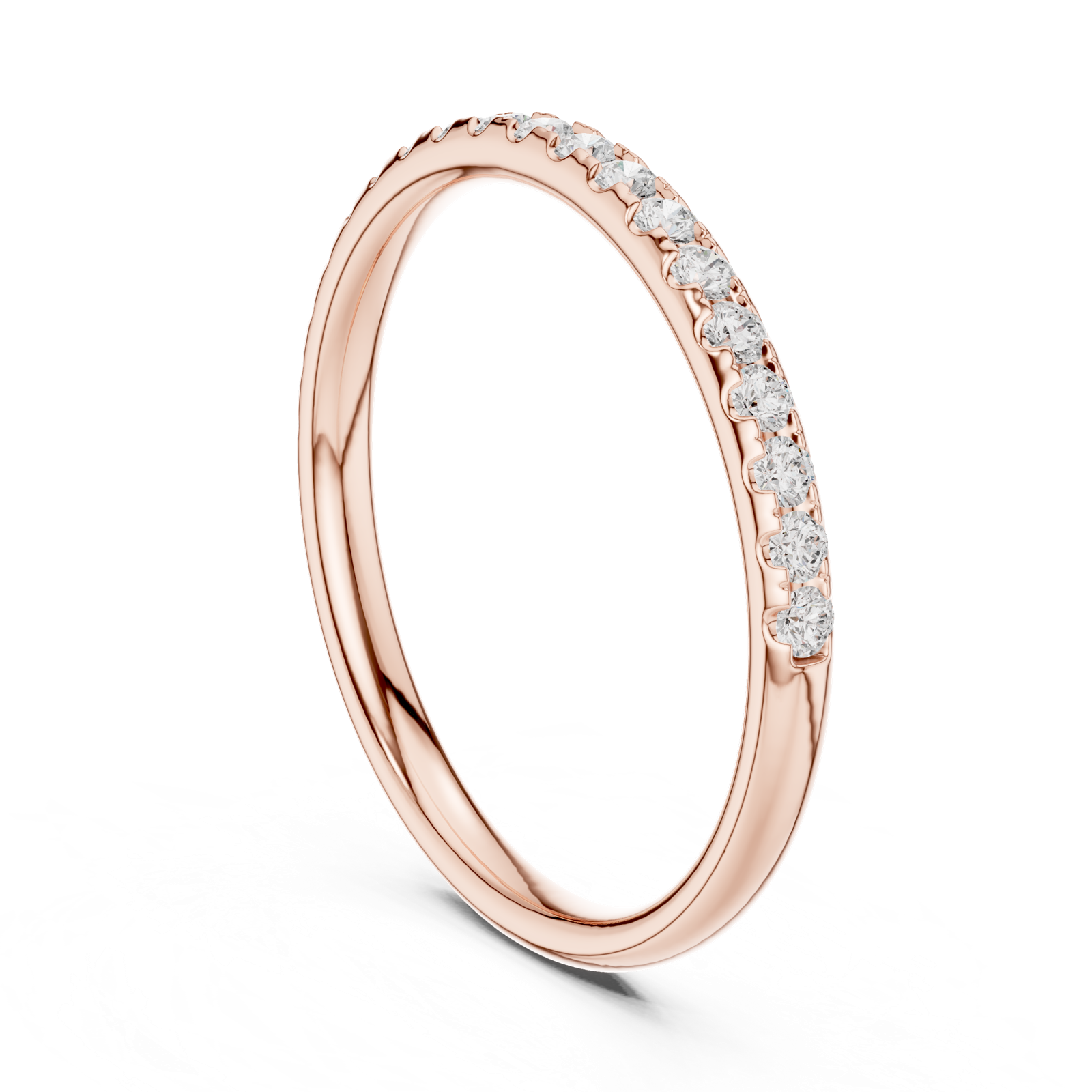 Gold Ring DDLR-793, Rose Gold, view 1