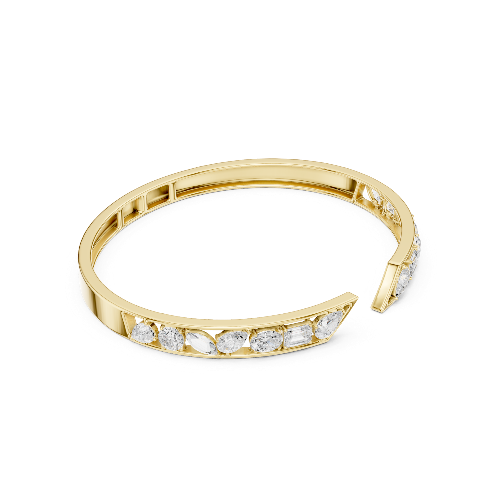 Gold Bracelet SBWB (17), Yellow Gold, view 1