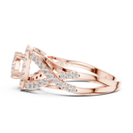 Gold Pendant 19-120030L, Rose Gold, view 3