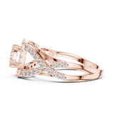 Gold Pendant 19-120030L, Rose Gold, view 3