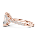 Gold Ring DDLR-954, Rose Gold, view 3
