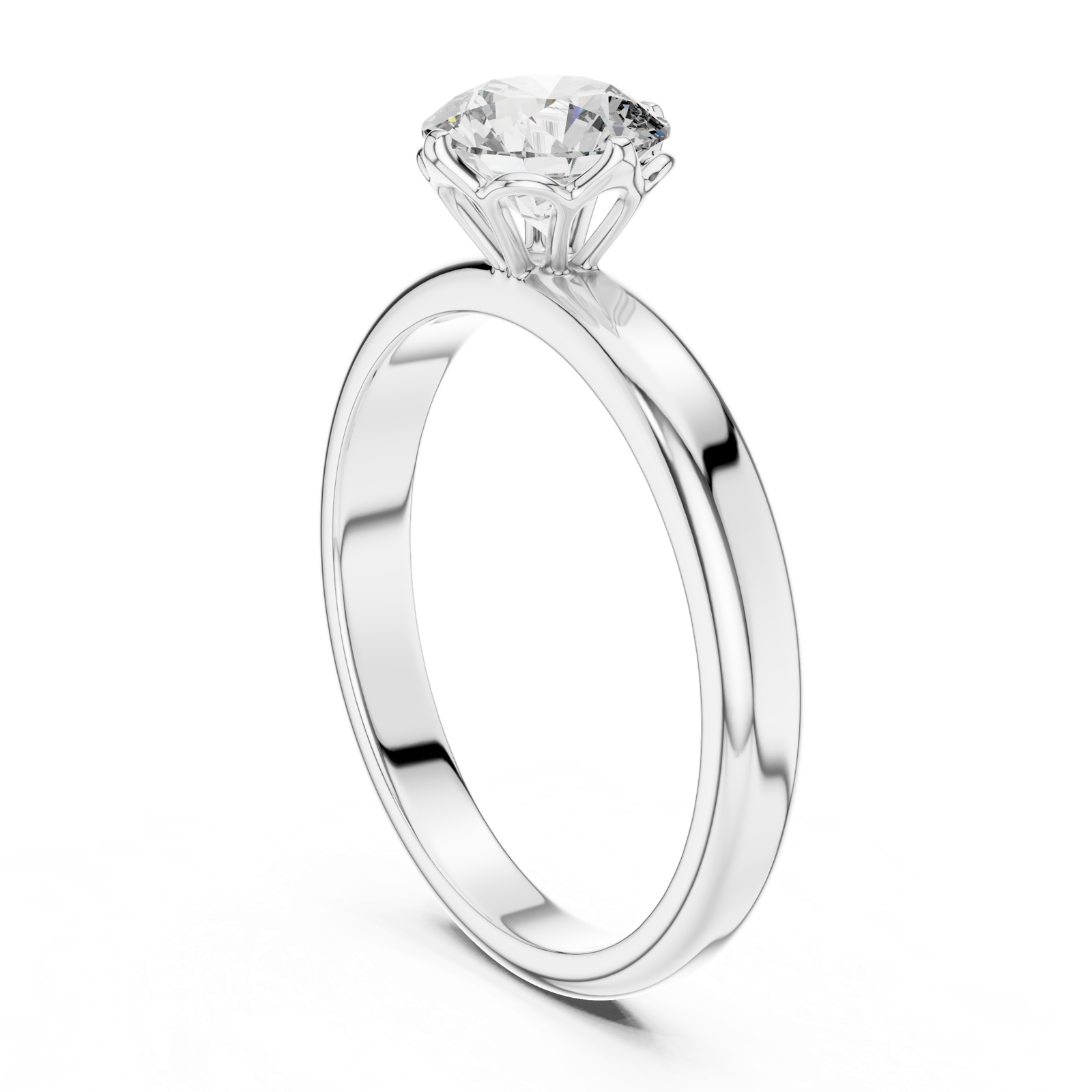 Gold Ring LR-0007, White Gold