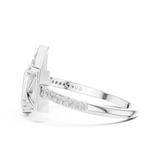 Gold Ring LR-01 (1), White Gold, view 3