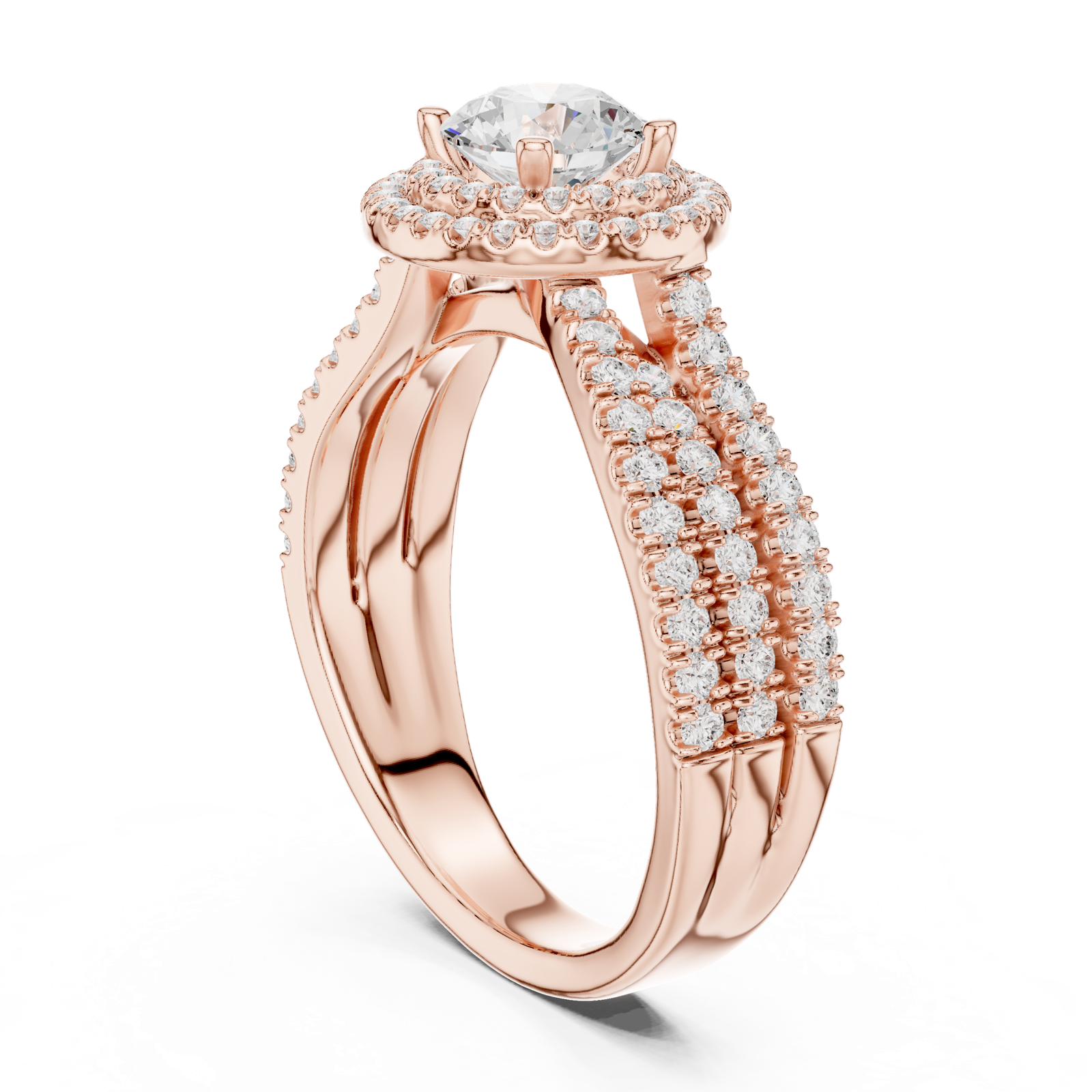 Gold Ring LR-0213, Rose Gold