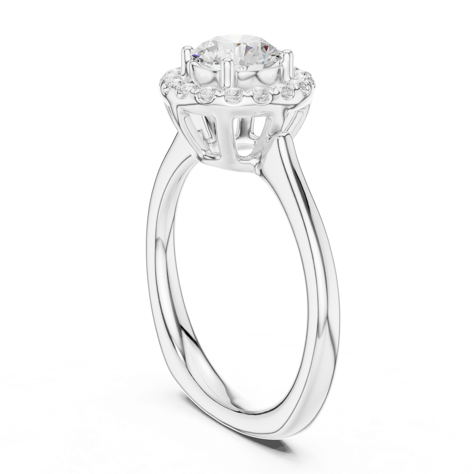 Gold Ring DDLR-652, White Gold