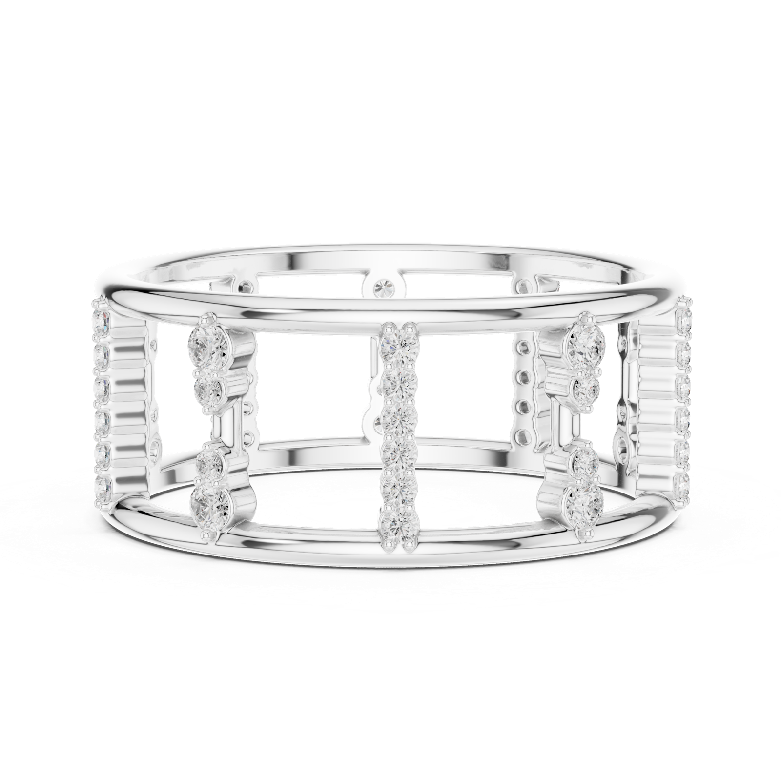 Gold Ring SBWR(48), White Gold, view 3
