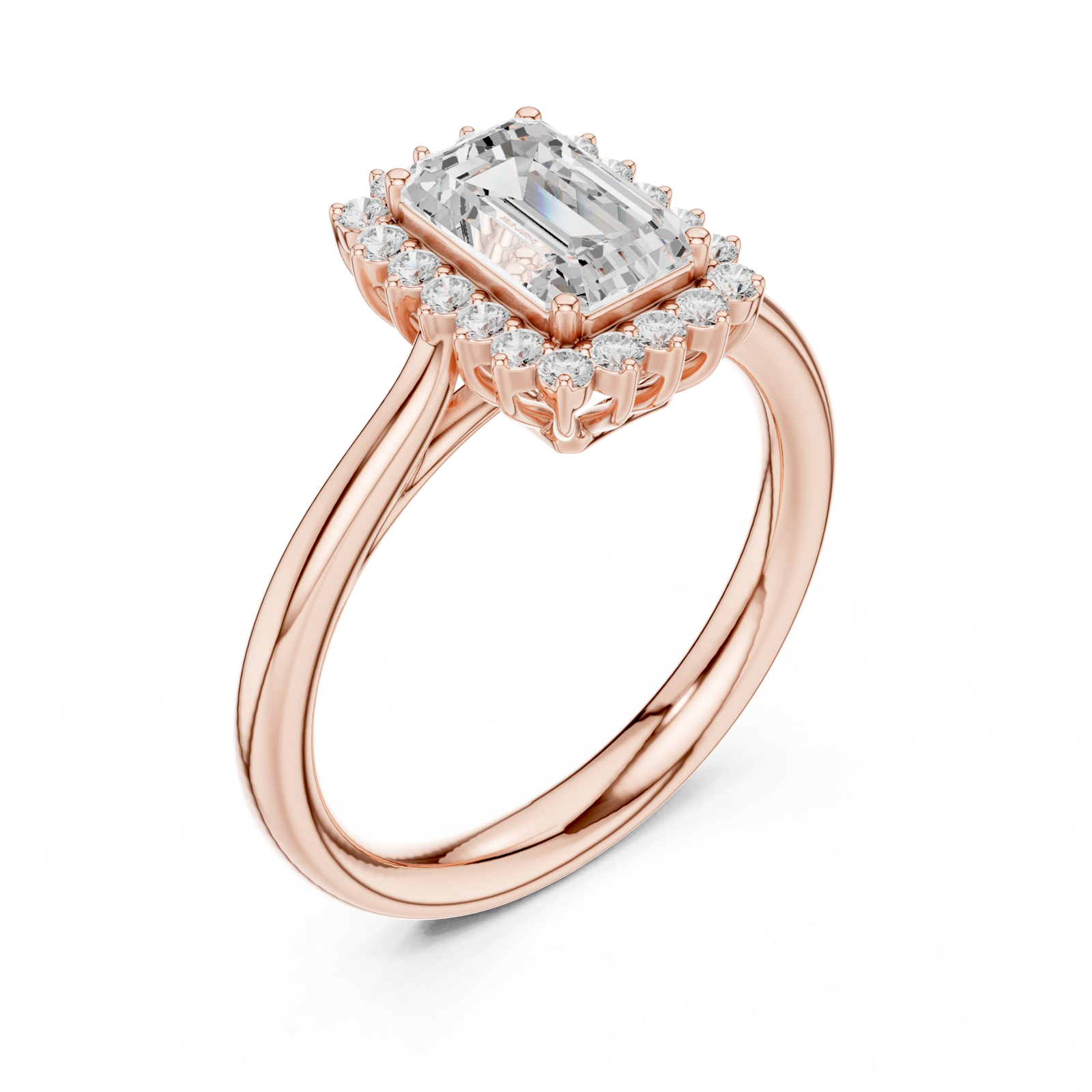 Gold Ring DDLR-700, Rose Gold, view 2