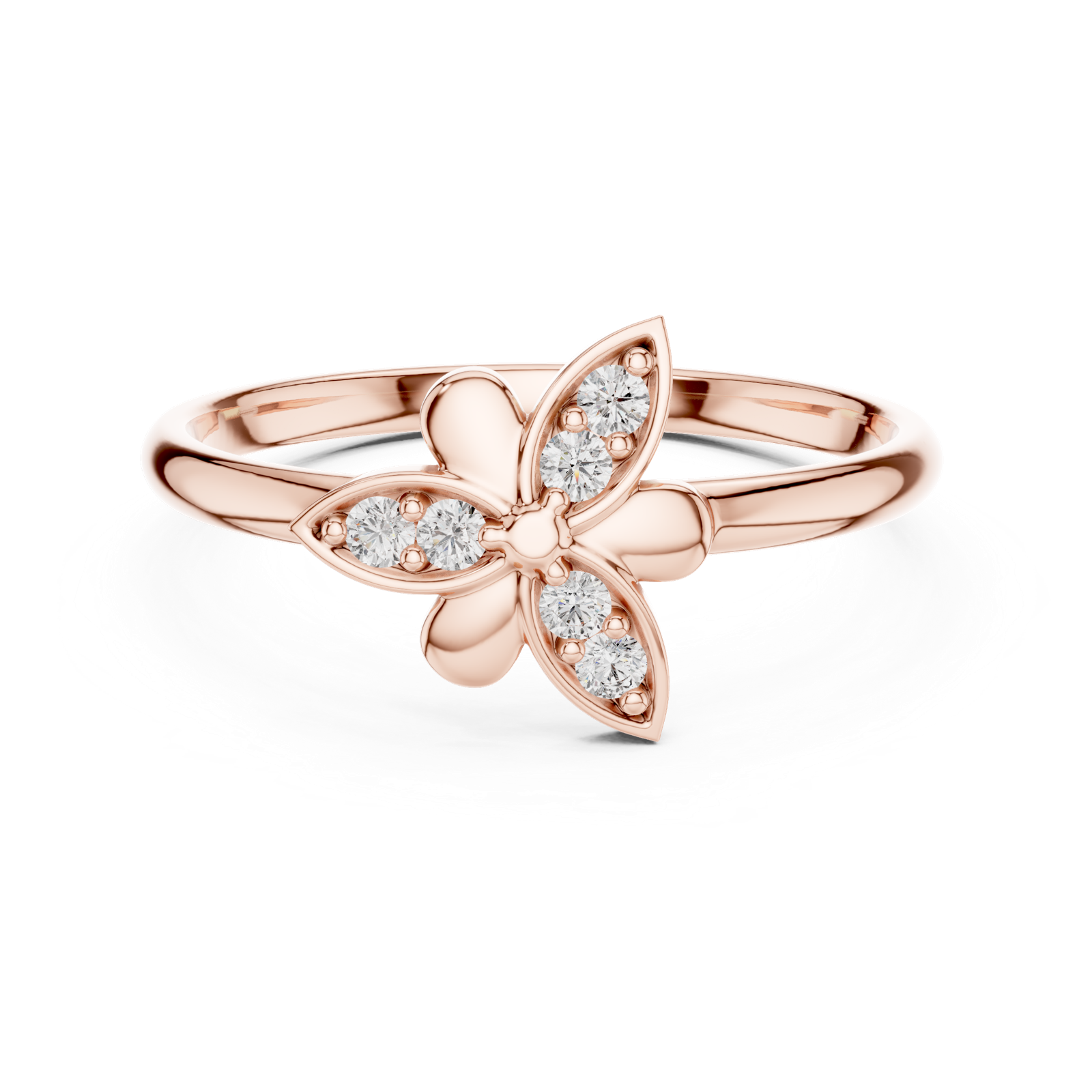 Gold Ring 1 (263), Rose Gold, view 4