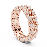 Gold Ring R35, Rose Gold, view 1