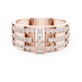Gold Ring DDLR-387, Rose Gold