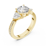 Gold Ring DDLR-264, Yellow Gold, view 2