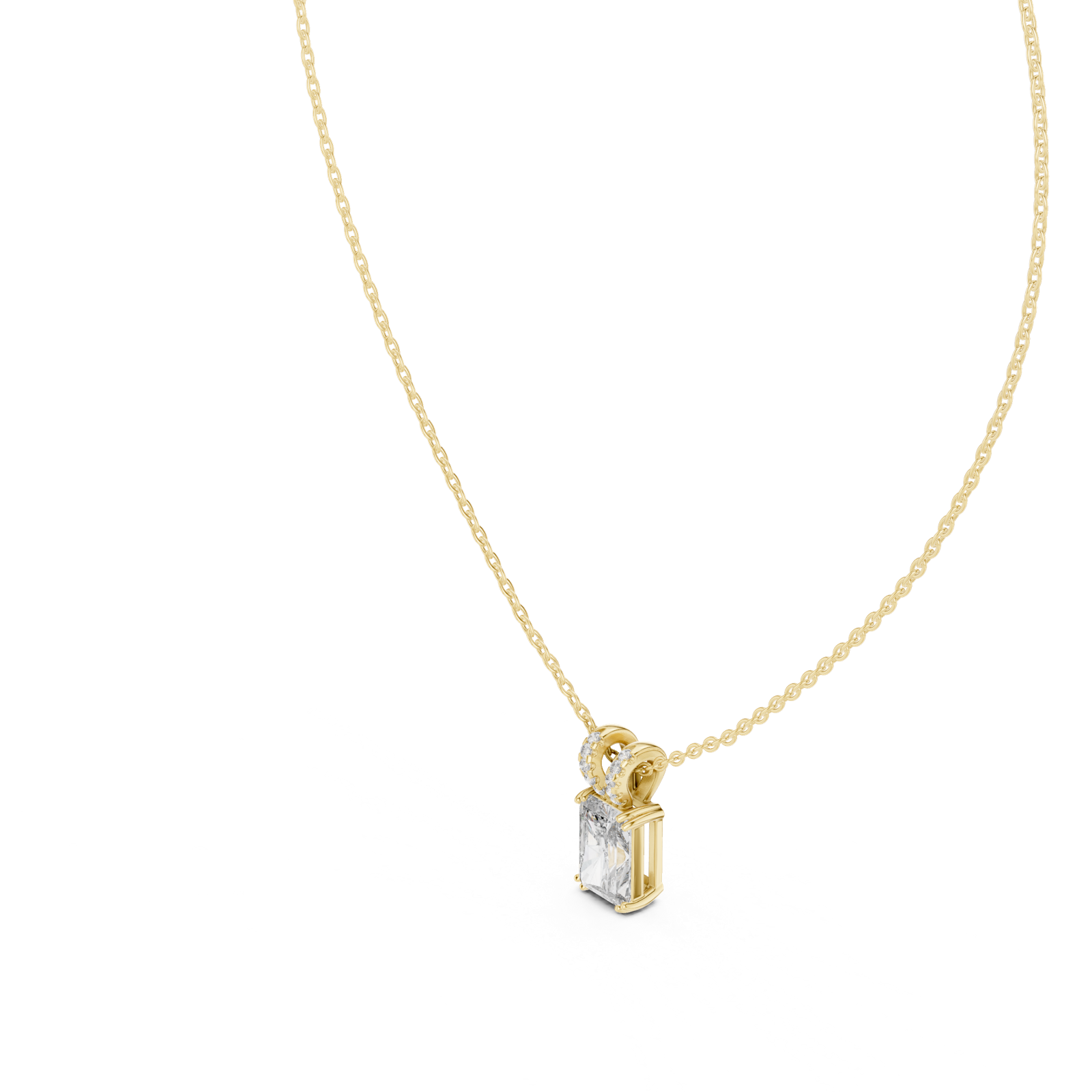 Gold Pendant GPD-0026, Yellow Gold, view 2
