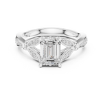 Gold Ring DDLR-933, White Gold, view 4
