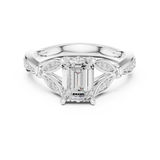 Gold Ring DDLR-933, White Gold, view 4
