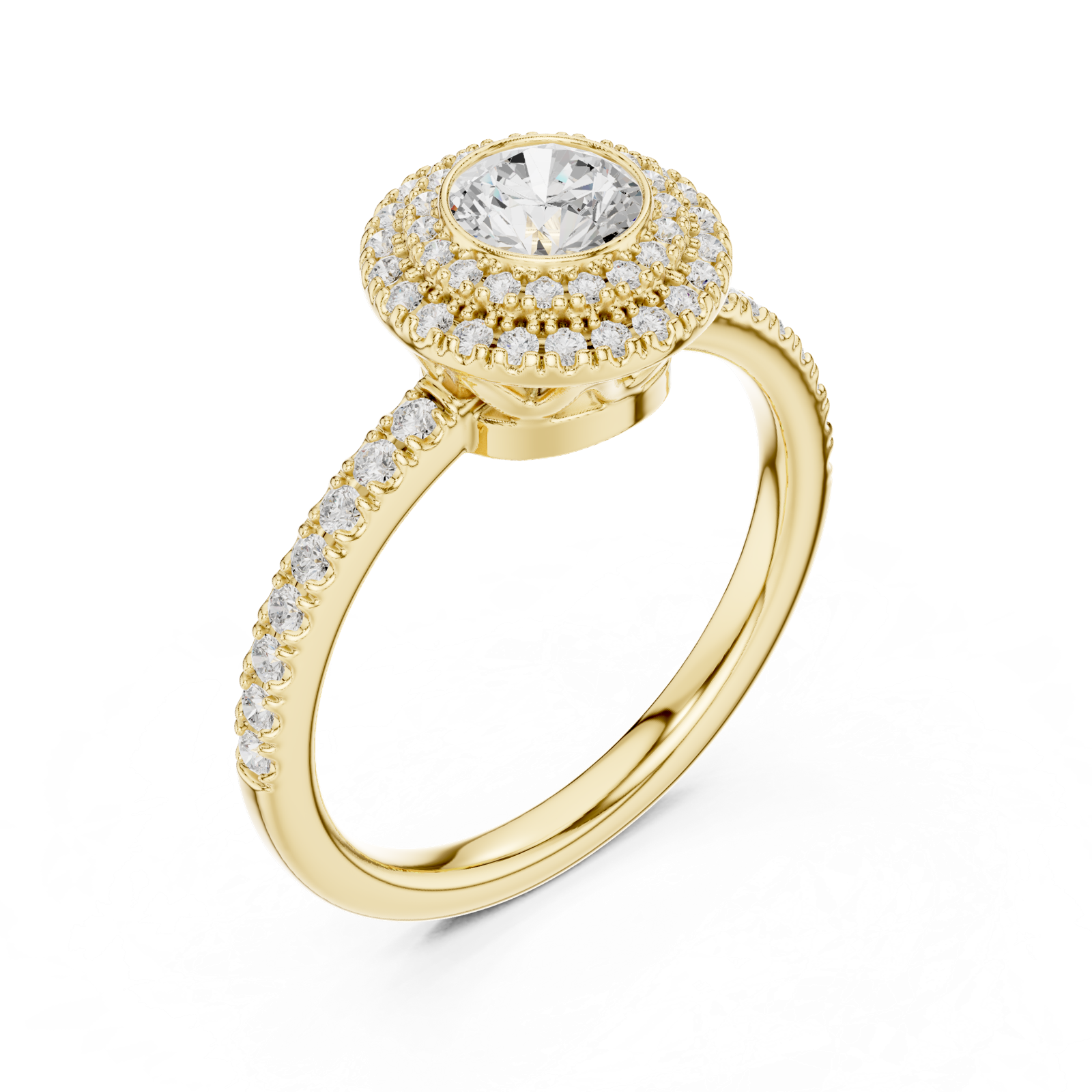 Gold Ring LR-0246, Yellow Gold, view 2