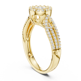 Gold Ring DDLR-755, Yellow Gold, view 1