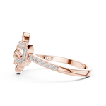 Gold Ring LR-01 (67), Rose Gold, view 3