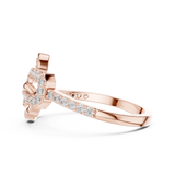 Gold Ring LR-01 (67), Rose Gold, view 3