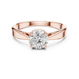 Gold Ring LR-0003, Rose Gold, view 4