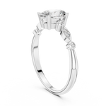 Gold Ring 00001L (11), White Gold, view 1