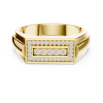 Gold Ring DR-6266, Yellow Gold, view 4