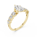 Gold Ring DDLR-1090, Yellow Gold, view 2