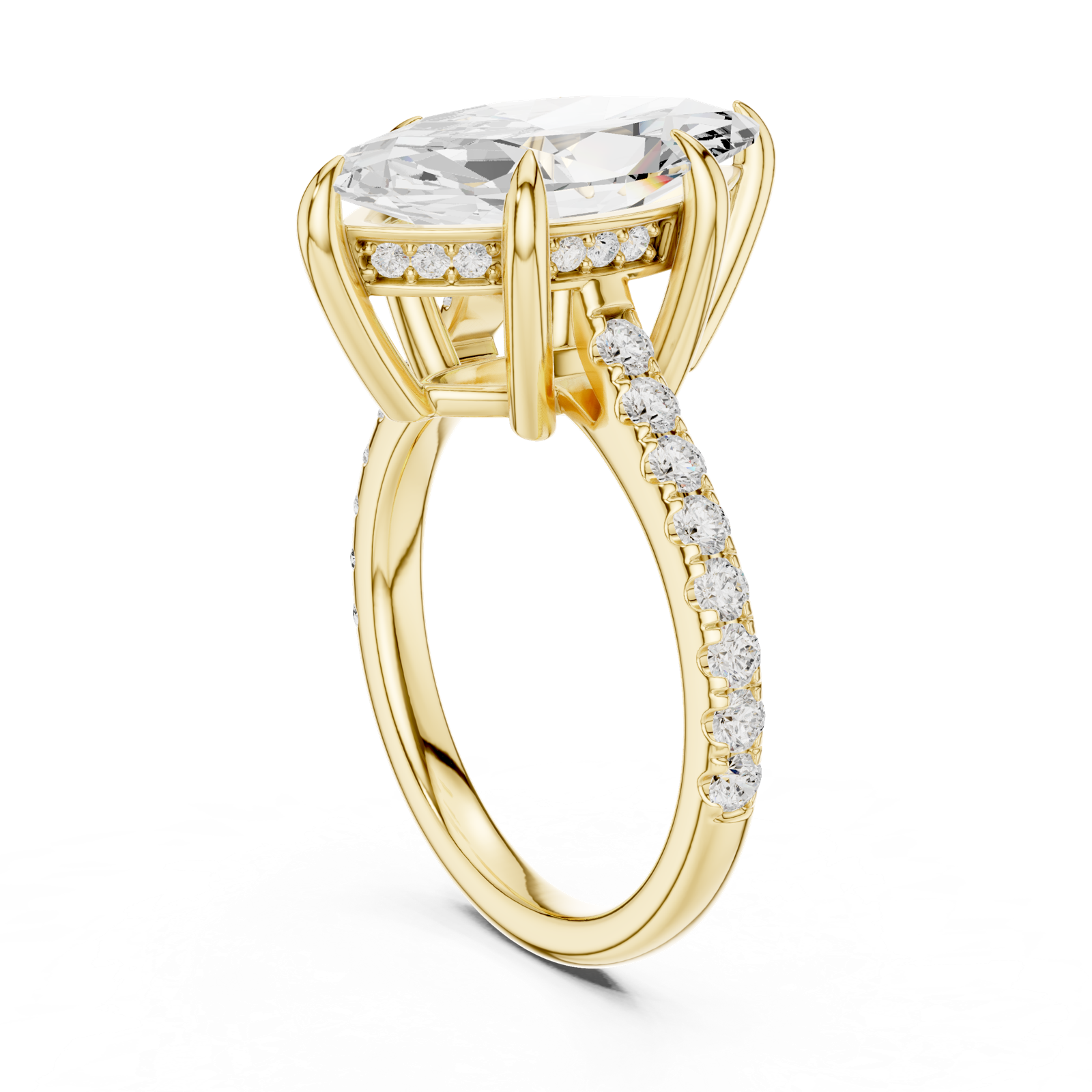 Gold Ring DDLR-1026, Yellow Gold