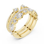 Gold Ring DDLR-383, Yellow Gold, view 2