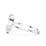 Gold Ring DR-6312, White Gold, view 3