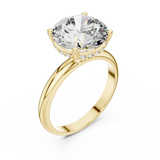 Gold Ring LR-0051, Yellow Gold, view 2