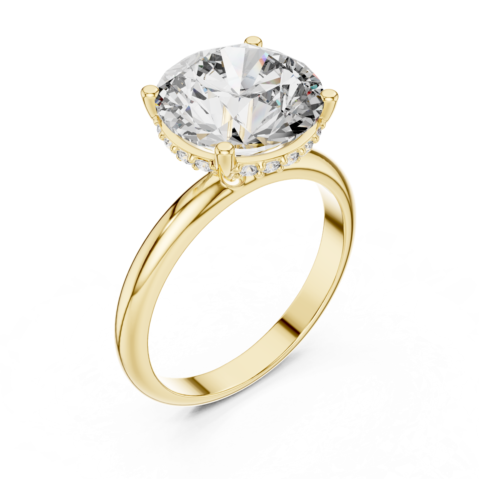 Gold Ring LR-0051, Yellow Gold, view 2