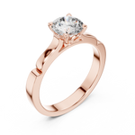 Gold Ring LR-0008, Rose Gold, view 2