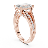 Gold Ring DDLR-253, Rose Gold, view 1