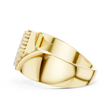 Gold Ring SBMR(17), Yellow Gold, view 3