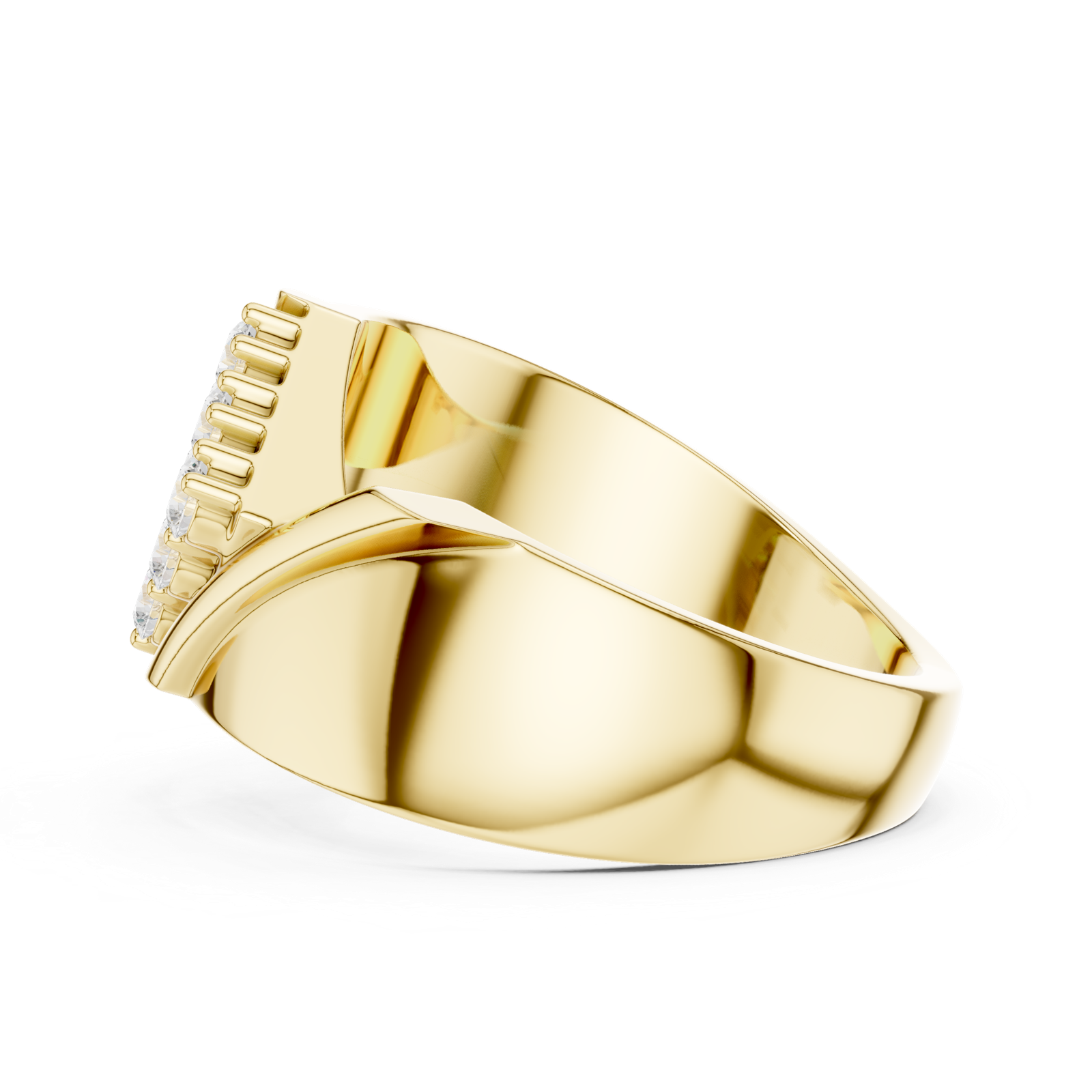 Gold Ring SBMR(17), Yellow Gold, view 3